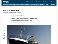 Bild zum Artikel: „Alan Kurdi“ sucht Hafen für Migranten – Salvini macht Kampfansage