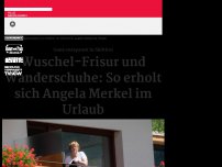 Bild zum Artikel: Bundeskanzlerin in Südtirol: So erholt sich Angela Merkel im Urlaub