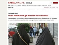 Bild zum Artikel: Umstrittenes Gesetz: In den Niederlanden gilt ab sofort ein Burka-Verbot