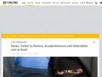 Bild zum Artikel: In den Niederlanden: Burka-Verbot in Ämtern, Krankenhäusern und Nahverkehr tritt in Kraft