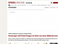 Bild zum Artikel: Größter Kokainfund in deutscher Justizgeschichte: Hamburger Zoll findet Drogen im Wert von einer Milliarde Euro