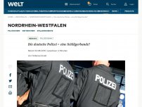 Bild zum Artikel: Die deutsche Polizei – eine Schlägerbande?