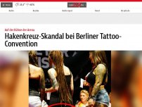 Bild zum Artikel: Hakenkreuz-Skandal  bei Berliner Tattoo-Convention