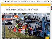Bild zum Artikel: Motorradfahrer in Lebensgefahr: Nach Unfall in Düsseldorf: Frau rastet im Stau aus
