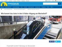 Bild zum Artikel: Wie kommt das Auto in den U-Bahn-Abgang am Marienhof?