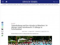 Bild zum Artikel: München: 14-jähriger Iraker missbraucht 13-Jährige in Schwimmbad