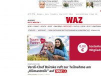 Bild zum Artikel: Fridays for Future: Verdi-Chef Bsirske ruft zur Teilnahme am „Klimastreik“ auf