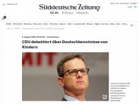 Bild zum Artikel: Deutschkenntnisse von Kindern: CDU-Ministerin Prien kanzelt Parteifreund ab