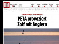 Bild zum Artikel: PETA gibt „Tipps“ - „Werft Steine in die Nähe der Angler!“