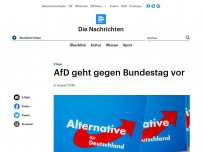 Bild zum Artikel: Klage - AfD geht gegen Bundestag vor