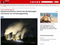 Bild zum Artikel: 'Kein Steuererfindungsrecht' - Wissenschaftlicher Dienst des Bundestages: CO2-Steuer ist verfassungswidrig