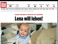 Bild zum Artikel: Kölnerin (11 Monate) hat Leukämie - Lena will leben!