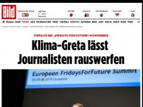 Bild zum Artikel: Tumulte bei Fridays for Future - Klima-Greta lässt Journalisten rauswerfen