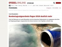 Bild zum Artikel: Trotz Klimadebatte: Bundestagsabgeordnete flogen 2018 deutlich mehr 