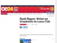 Bild zum Artikel: Rendi-Wagner: Wirbel um Urlaubsfoto im Luxus-Club