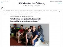 Bild zum Artikel: Schwieriger Wohnungsmarkt: 'Wir hätten nie gedacht, dass wir in Deutschland so wohnen müssen'