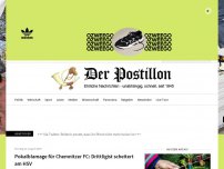 Bild zum Artikel: Pokalblamage für Chemnitzer FC: Drittligist scheitert am HSV