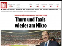Bild zum Artikel: Einmalige Rückkehr des Kult-Kommentators - Thurn und Taxis wieder am Mikro