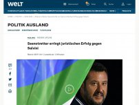 Bild zum Artikel: Seenotretter erringt juristischen Erfolg gegen Salvini