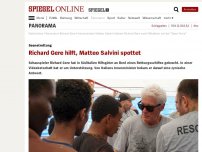 Bild zum Artikel: Seenotrettung: Richard Gere hilft, Matteo Salvini spottet