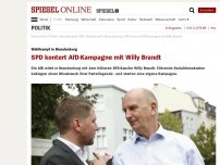 Bild zum Artikel: Wahlkampf in Brandenburg: SPD kontert AfD-Kampagne mit Willy Brandt