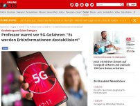 Bild zum Artikel: Gastbeitrag von Gabor Steingart - Professor warnt vor 5G-Gefahren: 'Es werden Erbinformationen destabilisiert'