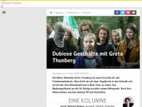 Bild zum Artikel: Dubiose Geschäfte mit Greta Thunberg