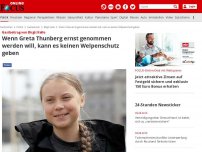 Bild zum Artikel: Gastbeitrag von Birgit Kelle - Wenn Greta Thunberg ernst genommen werden will, kann es keinen Welpenschutz geben