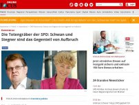 Bild zum Artikel: Kommentar - Die Totengräber des SPD: Schwan und Stegner sind das Gegenteil von Aufbruch