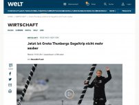 Bild zum Artikel: Jetzt ist Greta Thunbergs Segeltrip nicht mehr sauber