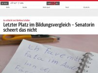 Bild zum Artikel: Berlin rutscht in Bildungsranking auf letzten Platz ab