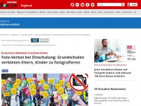 Bild zum Artikel: In Sachsen-Anhalt - Datenschutz-Bedenken: Grundschulen erlassen Fotoverbot für Einschulungsfeiern