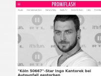 Bild zum Artikel: 'Köln 50667'-Star Ingo Kantorek bei Autounfall gestorben
