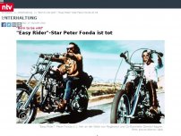 Bild zum Artikel: 'Born to be wild': 'Easy Rider'-Star Peter Fonda ist tot
