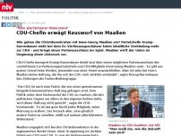 Bild zum Artikel: 'Mein allerhärtester Widerstand': CDU-Chefin erwägt Rauswurf von Maaßen