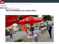 Bild zum Artikel: SPD-Wahlkampf in Sachsen: 'Wie ein Mühlstein um meinem Hals'