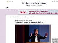 Bild zum Artikel: AfD in Thüringen: Höcke will 'Verabschiedungskultur'