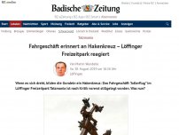 Bild zum Artikel: Löffinger Freizeitpark nimmt Hakenkreuz-Karussel außer Betrieb