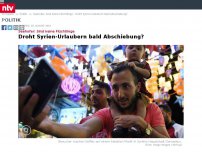 Bild zum Artikel: Seehofer: Sind keine Flüchtlinge: Droht Syrien-Urlaubern bald Abschiebung?
