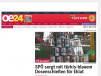 Bild zum Artikel: SPÖ sorgt mit türkis-blauem Dosenschießen für Eklat