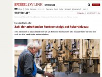 Bild zum Artikel: Erwerbstätig im Alter: Immer mehr Rentner arbeiten