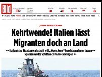 Bild zum Artikel: „Open Arms“-Drama - Migranten springen von Rettungsschiff