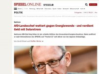 Bild zum Artikel: Sachsen: AfD-Landeschef wettert gegen Energiewende - und verdient Geld mit Solarstrom