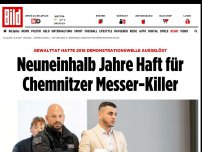 Bild zum Artikel: Tödlicher Messerangriff von Chemnitz - Angeklagter (24) muss neuneinhalb Jahre in Haft