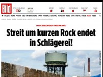 Bild zum Artikel: Im Duisburger Rheinpark - Streit um kurzen Rock endet in Schlägerei!