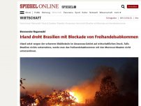 Bild zum Artikel: Brennender Regenwald: Irland droht Brasilien mit Blockade von Freihandelsabkommen