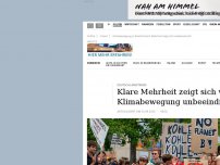 Bild zum Artikel: Deutschlandtrend: Klare Mehrheit zeigt sich von Klimabewegung unbeeindruckt