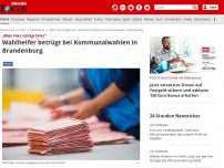 Bild zum Artikel: „Mein Herz schlägt links“ - Wahlhelfer betrügt bei Kommunalwahlen in Brandenburg