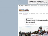 Bild zum Artikel: „Unteilbar“ in Dresden: Zehntausende demonstrieren gegen Rechtsruck