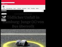 Bild zum Artikel: Tödlicher Unfall in Hamburg: Junge (6) von Bus überrollt